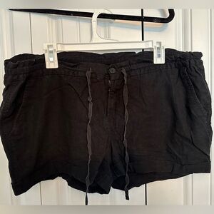 Black Old Navy Linen Shorts